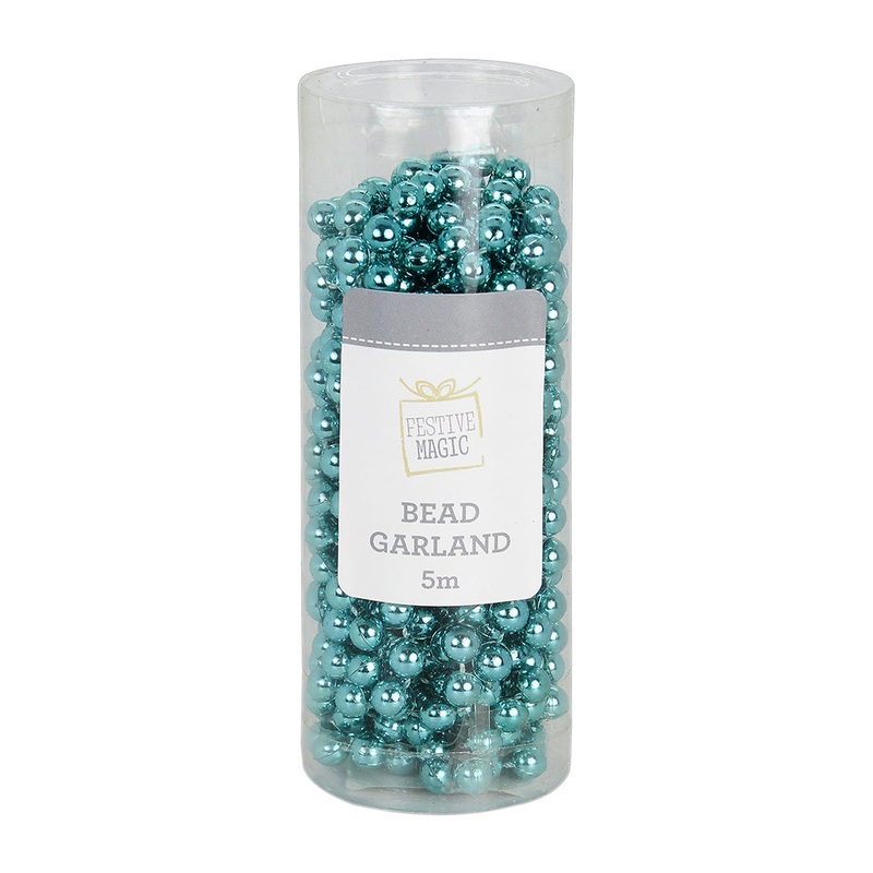 Bead Garland – Teal Blue, 5M