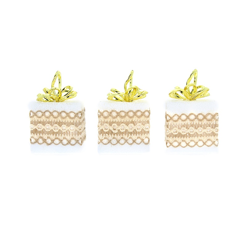 Christmas Decoration 3Pc- Hanging Gift Box