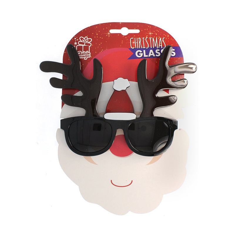 Christmas Glasses – Cool Reindeer, 1Pc