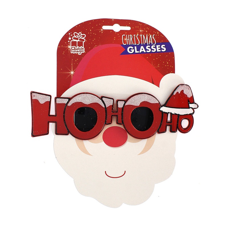 Christmas Glasses – Ho Ho Ho, 1Pc