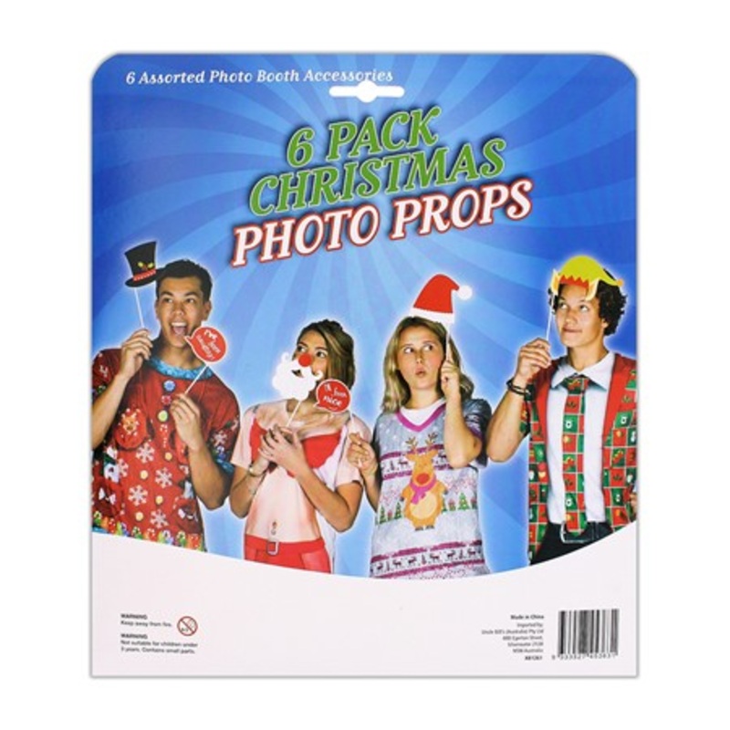 Christmas Photo Props – Pack Of 6Pc