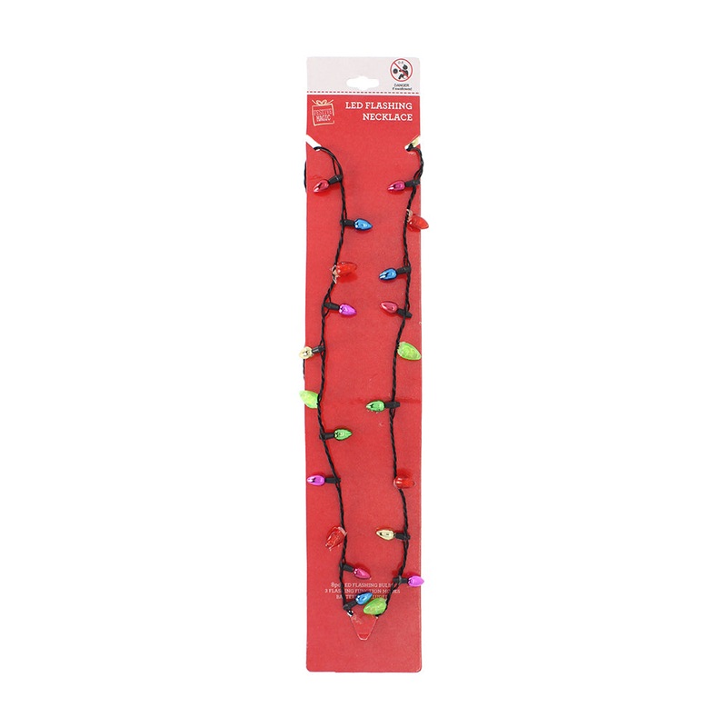 Led Flashing Necklace –  83Cm, 1Pc