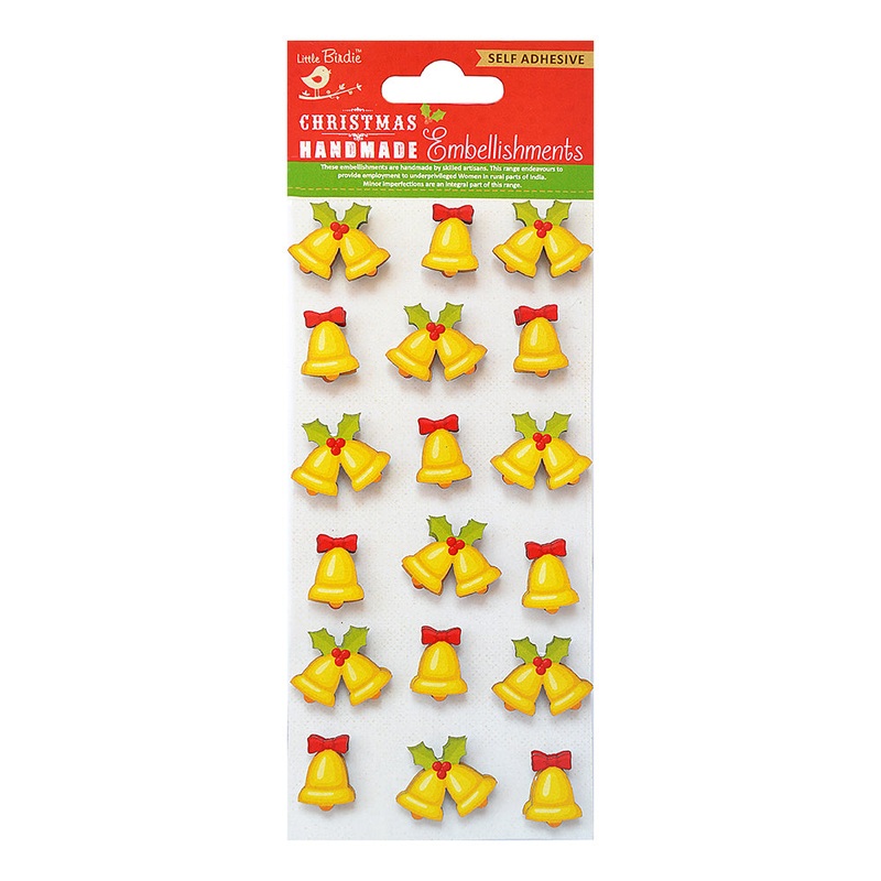 Little Birdie Christmas Stickers – Jingle Bells, 18pc