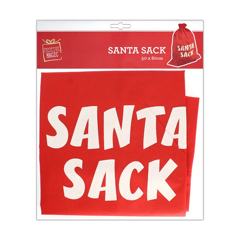 Santa Sack – 50 X 80Cm, 1Pc