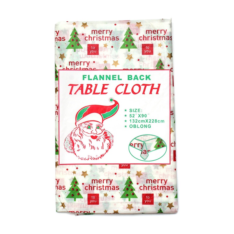 Table Cloth – Christmas Trees, 132 X 228Cm, 1Pc