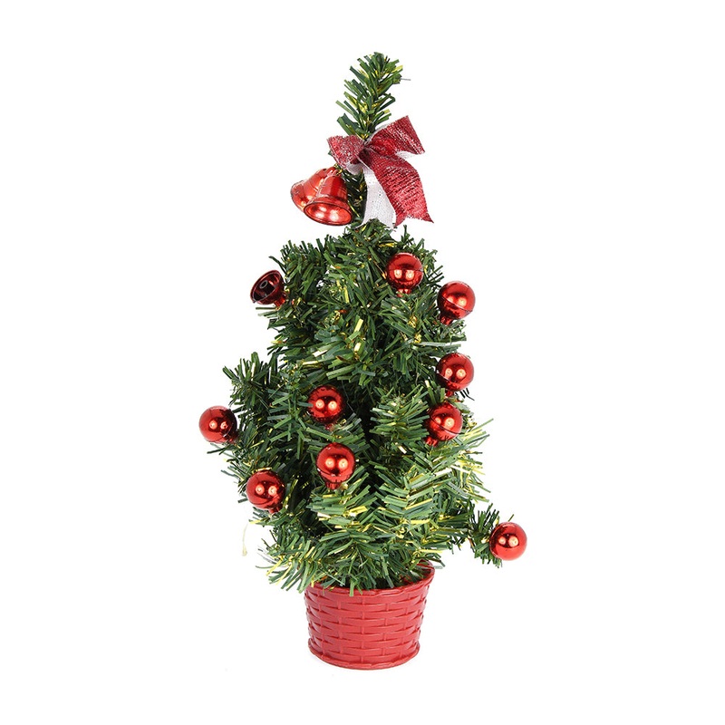 Table Decor – Christmas Tree With Baubles – 30Cm, 1Pc
