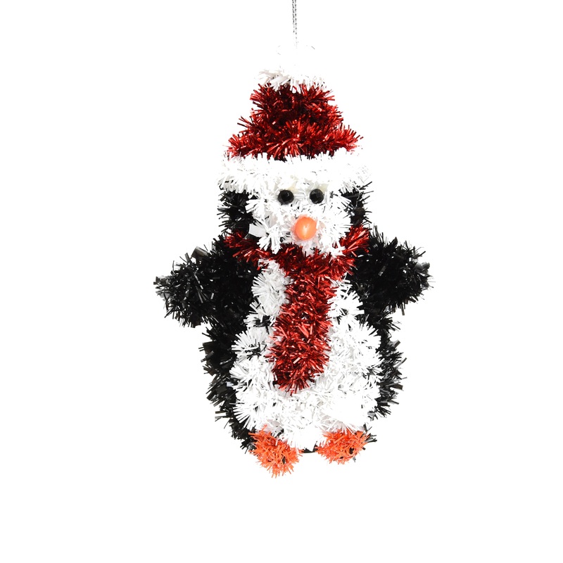 Tinsel Table/ Hanging Deco – Penguin, 1Pc