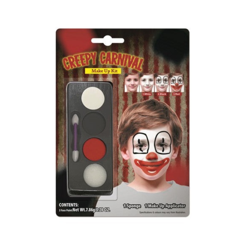 Clown Make Up Kit 1Pack Blister