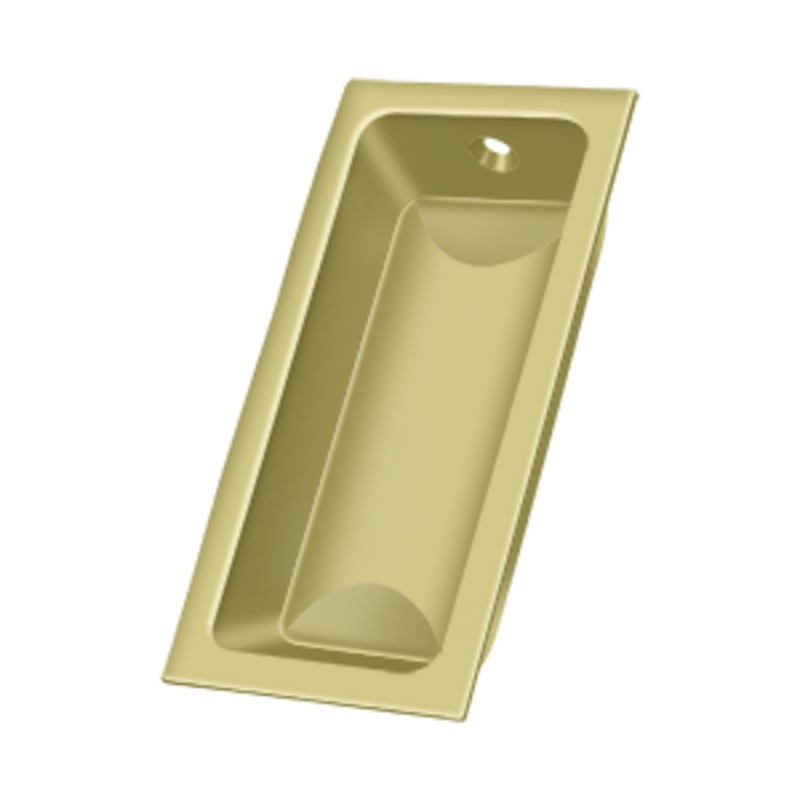 Large Rectangle Flush Pull by Deltana