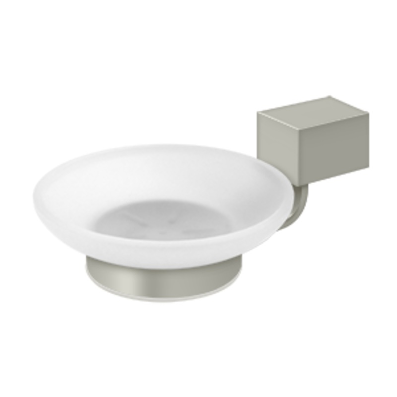 ZA Series Frosted Glass Soap Dish by Deltana