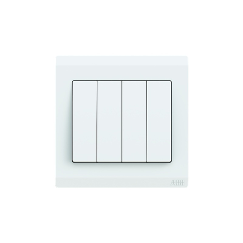 ABB Inora 4 Gang 1way 10 AX switch