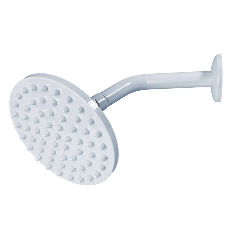 WATERTEC shower arm 7.8IN+rose 6 in WTC (YX) white