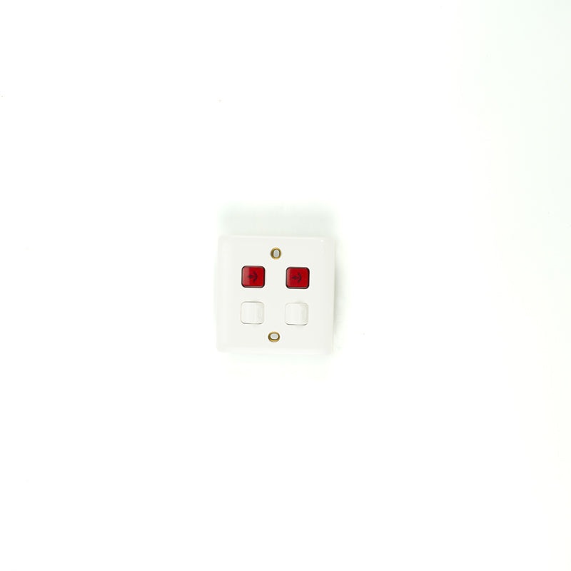 Trilif Dp Switch 20ax+2gang Neon