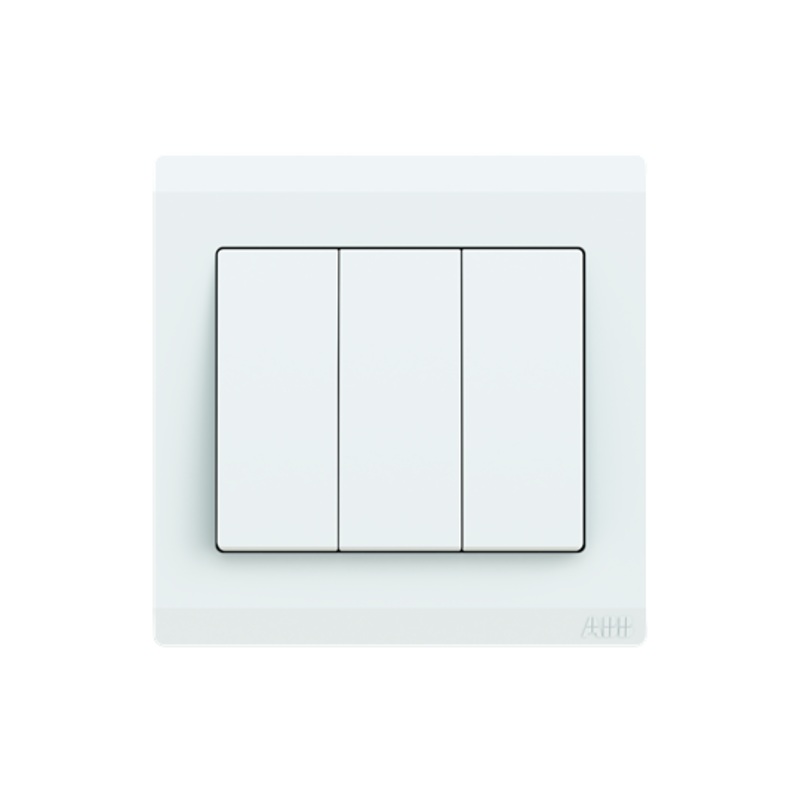 ABB Inora 3 Gang 1way 10 AX switch