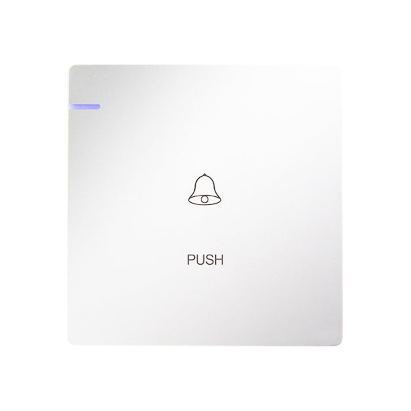 Trilif 1 Gang Bell Push Switch – White