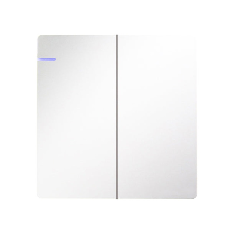 Trilif 2 Gang 2 Way Switch – White