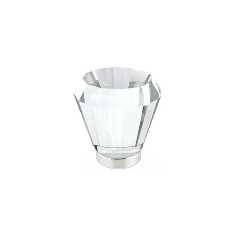Emtek Brookmont Crystal Knob – Clear