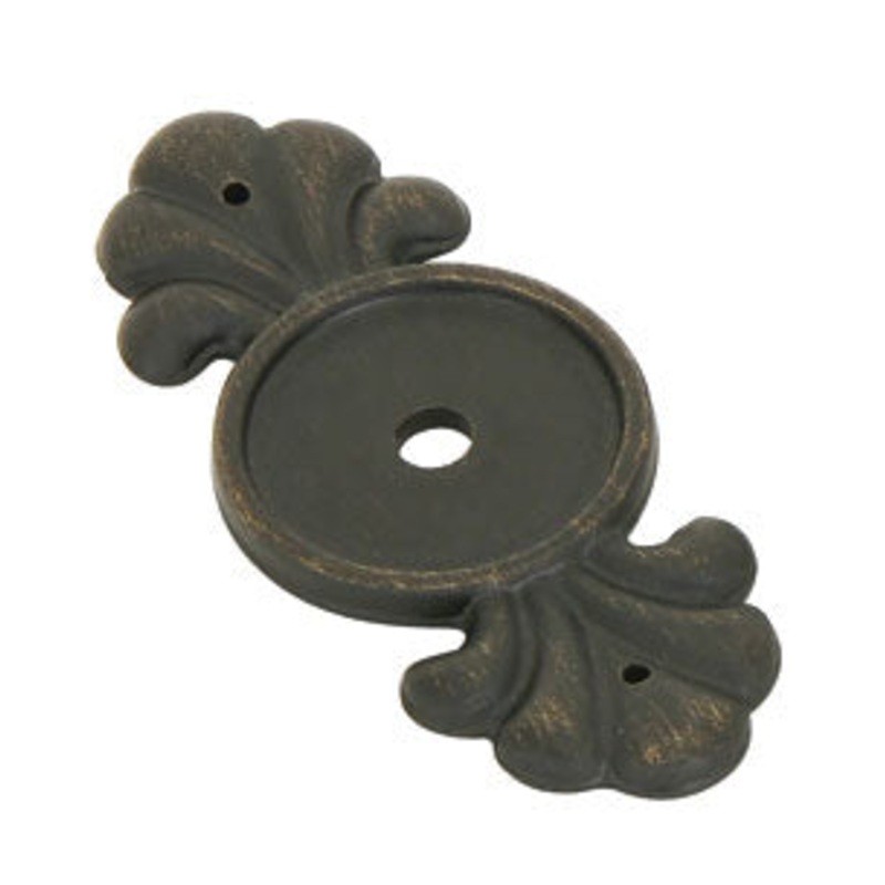 Emtek Tuscany Bronze Back Plate for Knob