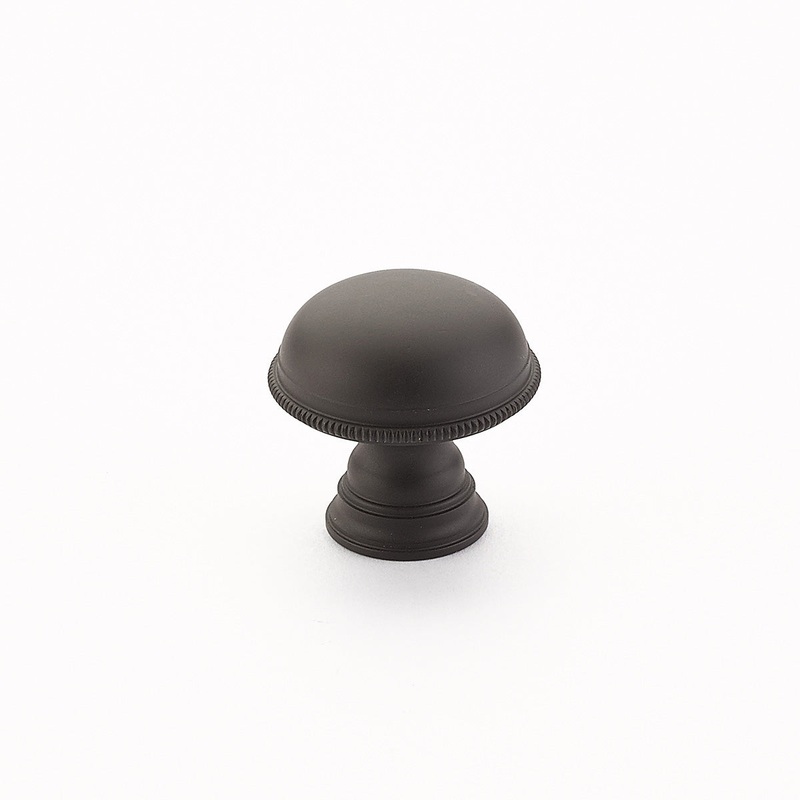 Schaub Atherton Smooth Knob with Knurled Edge