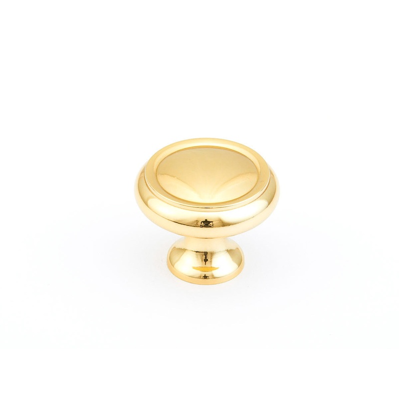 Schaub Traditional Circular Flat Top Knob