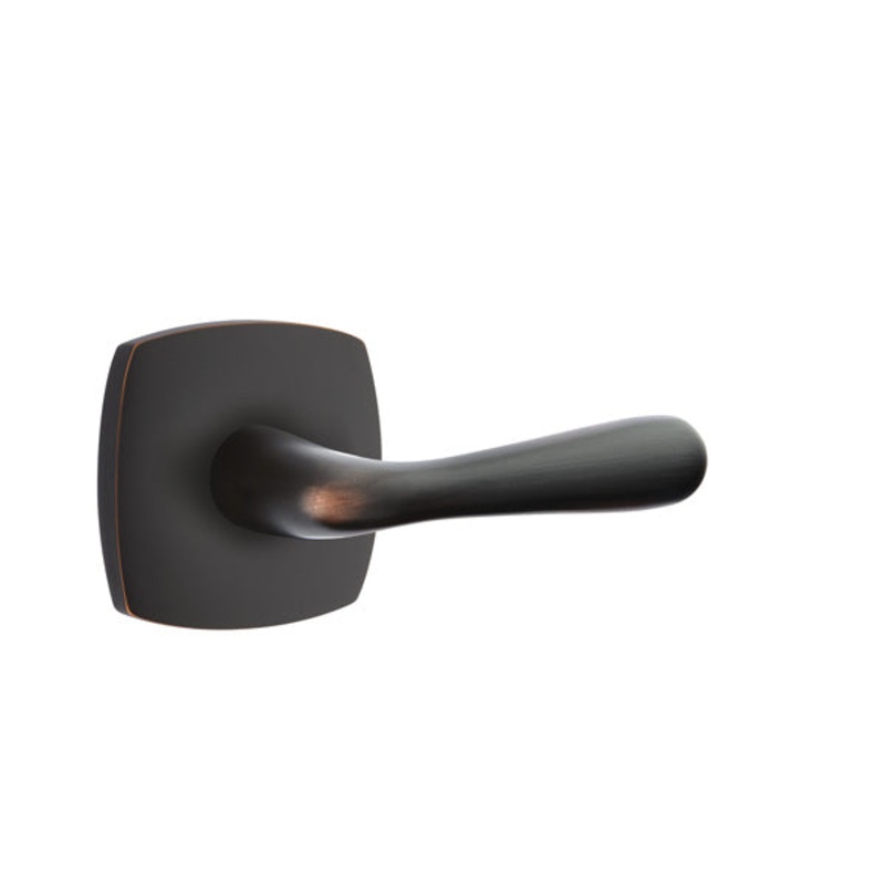 Emtek Basel Lever with Urban Modern Rosette