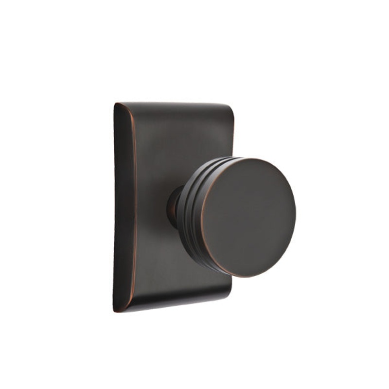Emtek Bern Knob with Neos Rosette
