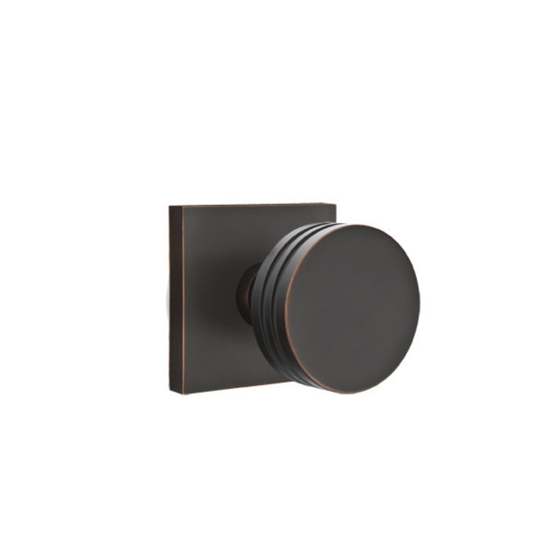 Emtek Bern Knob with Square Rosette