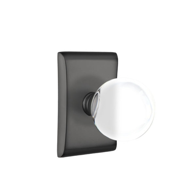Emtek Bristol Crystal Knob with Neos Rosette