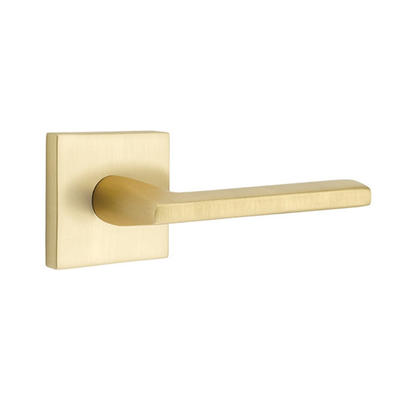 Emtek Helios Lever with Square Rosette