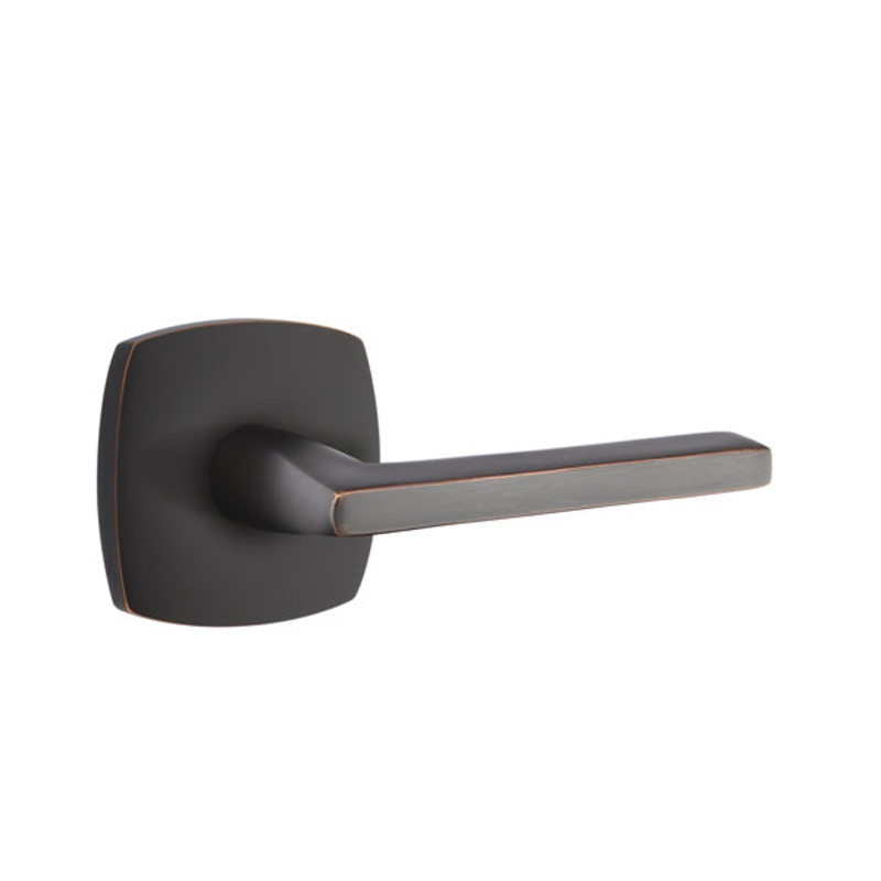 Emtek Helios Lever with Urban Modern Rosette