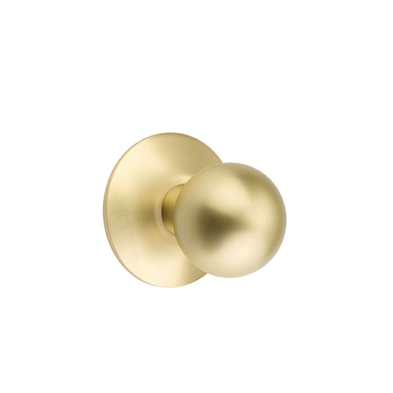 Emtek Orb Knob with Modern Rosette