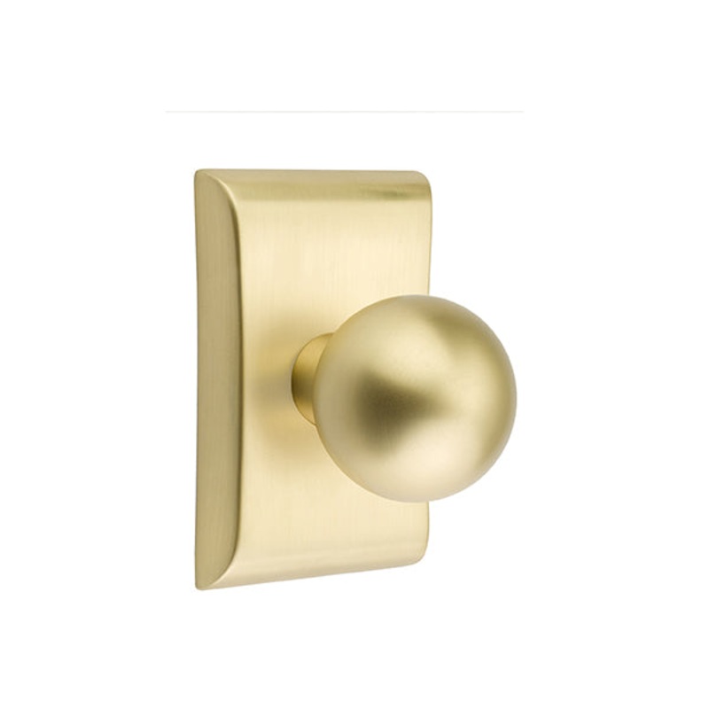 Emtek Orb Knob with Neos Rosette