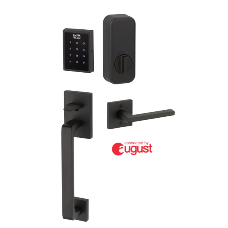EMPowered Motorized Touchscreen Keypad SMART Entry Set – Connected by August
