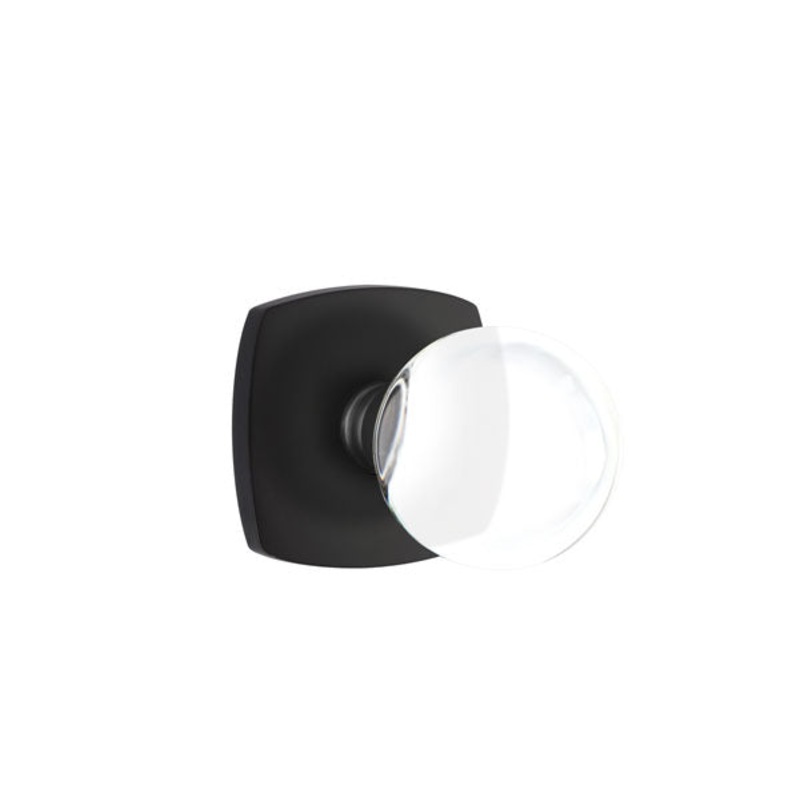 Emtek Bristol Crystal Knob with Urban Modern Rosette