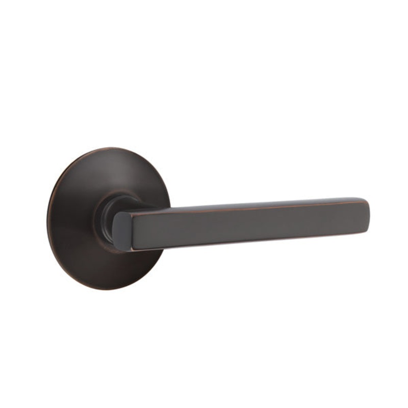 Emtek Freestone Lever with Modern Rosette