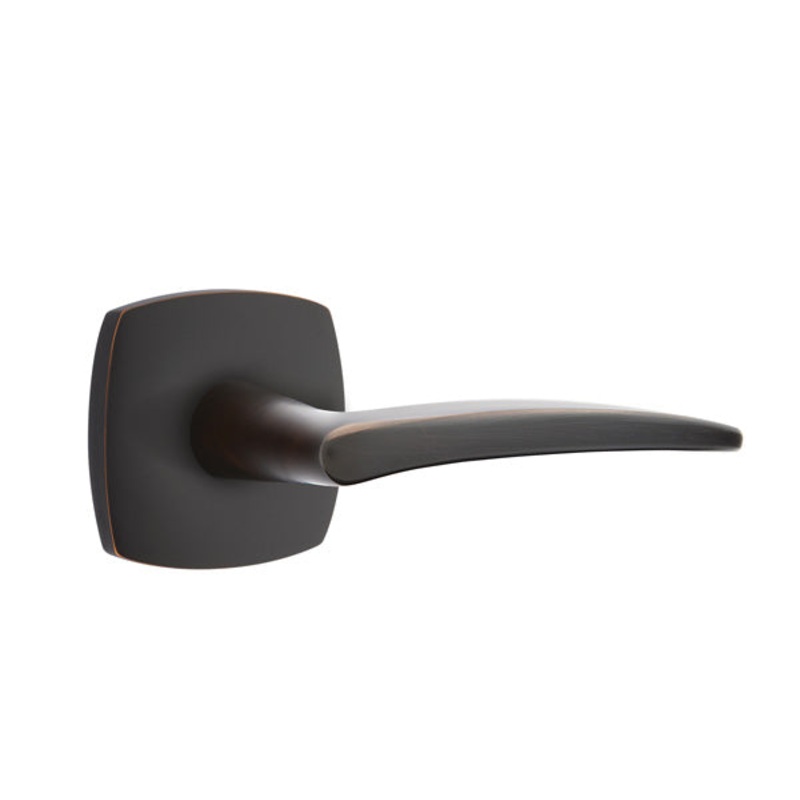 Emtek Poseidon Lever with Urban Modern Rosette
