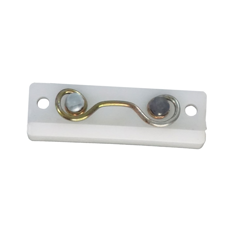 WRS 2 Sash Guide/Retainer with Spring – White