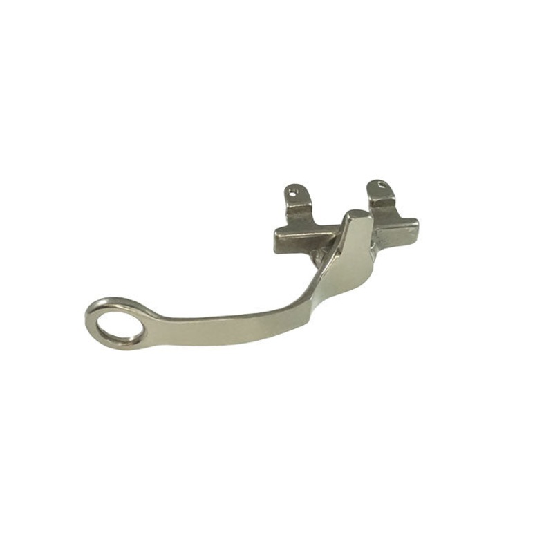WRS 1-1/2 Right Handle Angle Base Cam Handle with Pole Hole – White Bronze