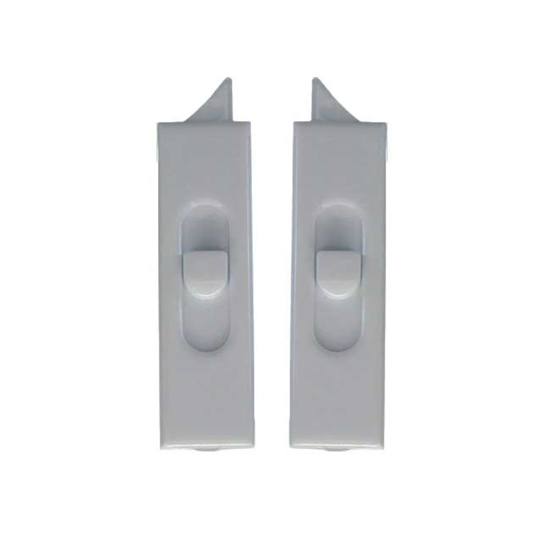 WRS 2-3/8 Surface Mounted Snap-In Tilt Latch Set – White