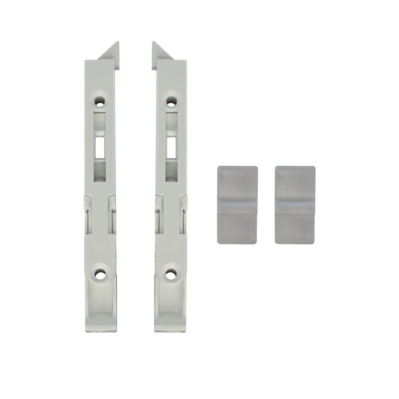WRS 4-57/64 Internal Top Tilt Latch Set with Thumb Button – White