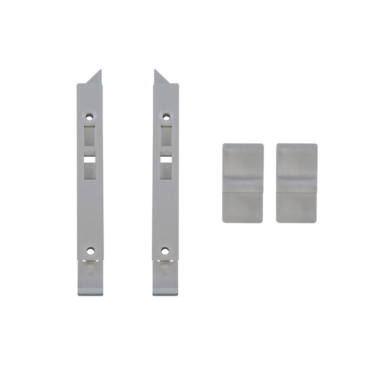 WRS Internal Top Tilt Latch Set (19/64 Nose) with Thumb Button – White