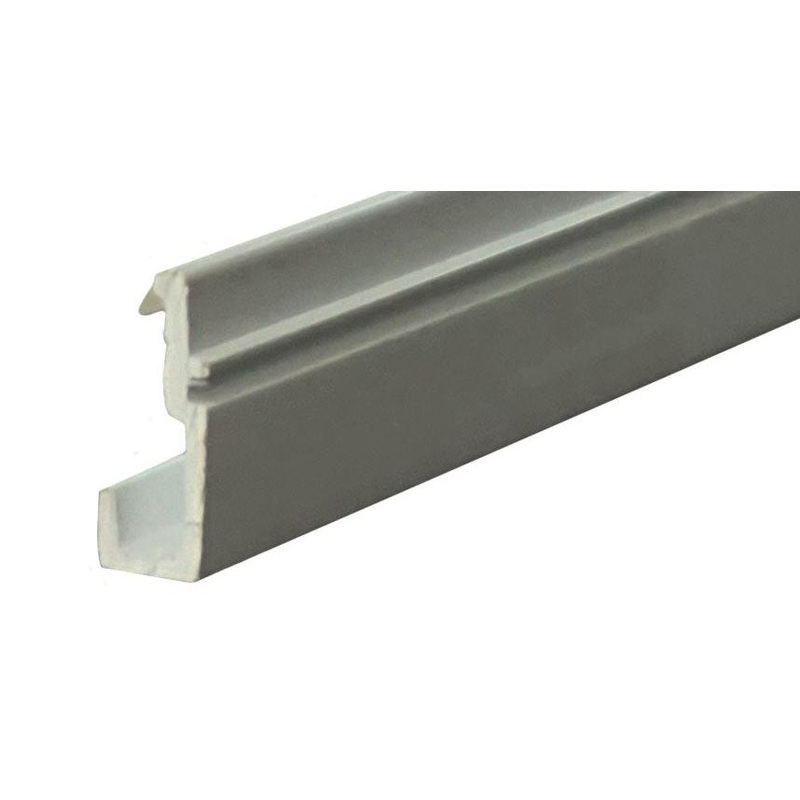 WRS Pennco Dual Durometer White Snap-In Rigid Glazing Bead – 6 Ft Stick
