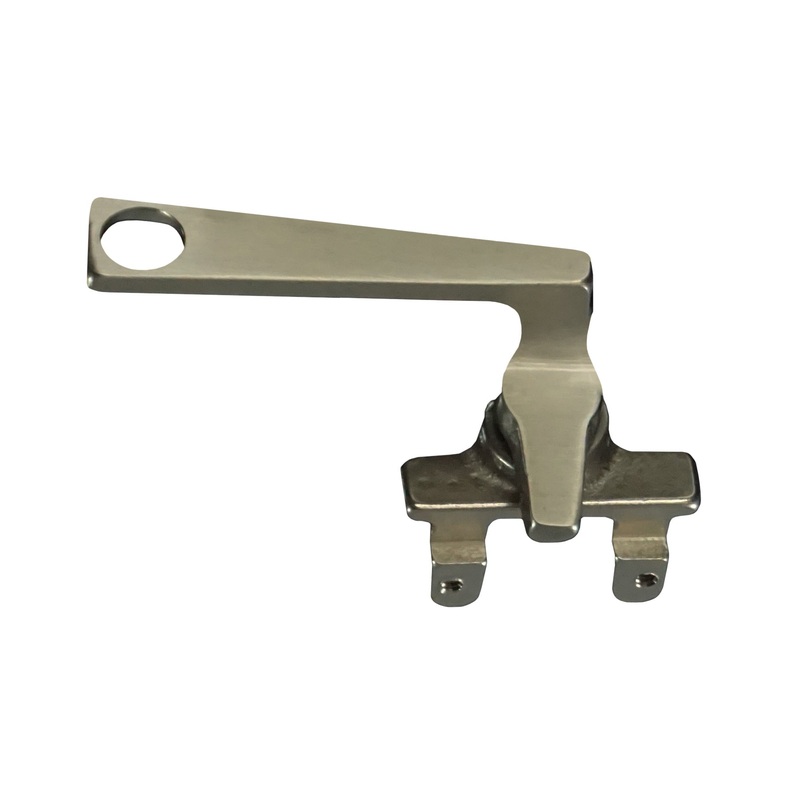 WRS White Bronze Right or Left Hand Pole Operated Cam Handle – 9/16 Pole Hole Diameter
