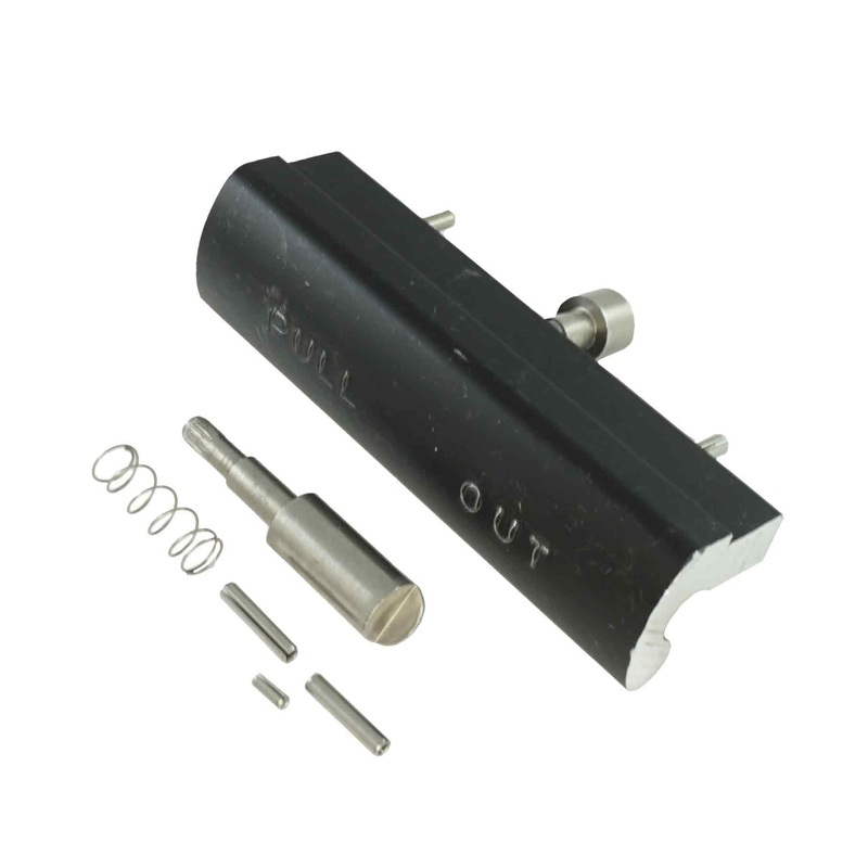 WAUSAU Window Black Aluminum Sliding Window Handle and Lock Assembly