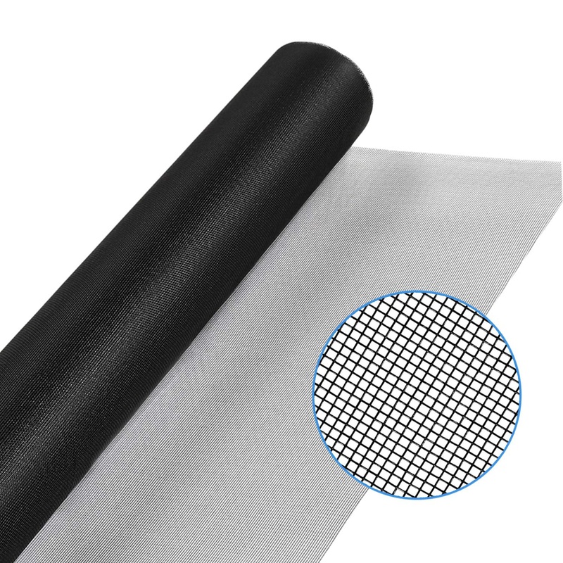 WRS Charcoal Fiberglass Window Screen Mesh 48 x 100′ Roll