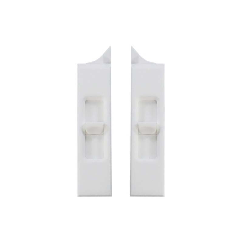 WRS 2-21/32 Left & Right Hand Tilt Latch Set – White