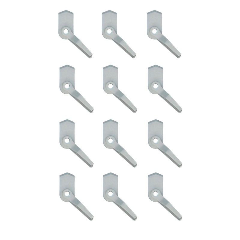 WRS White Flush Mount Screen Swivel Latch – 12 Pack