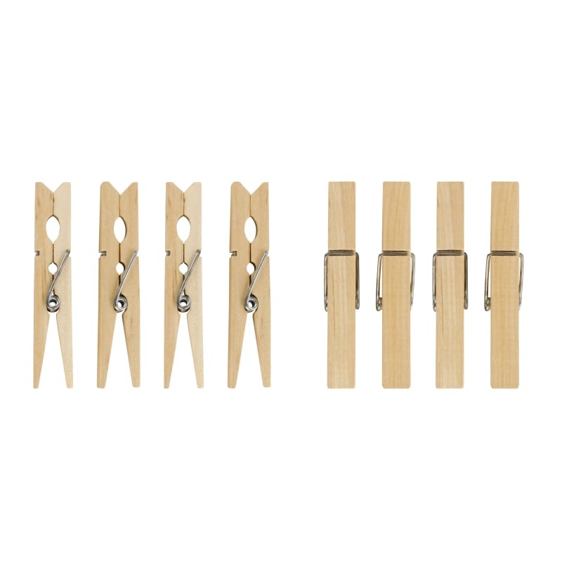 Hardwood Clothes Pegs x 36 10F30242