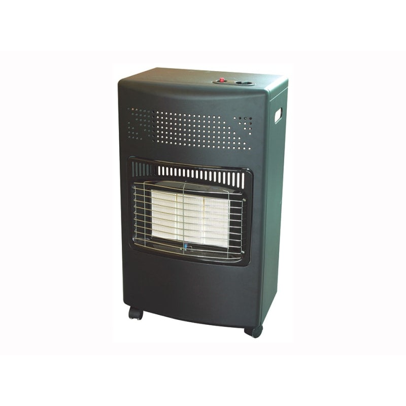 Portable Cabinet Heater Black 4.2kW with Regulator B-PG150