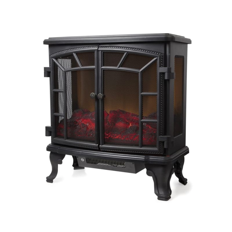 Rochester Electric Fireplace Heater Black WL46020